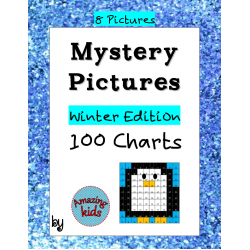 Mystery Pictures – Winter Edition - Math 100 Chart Numbers